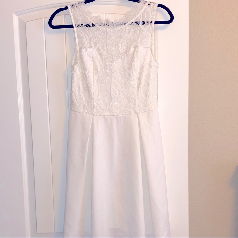Francesca’s White Lace Dress